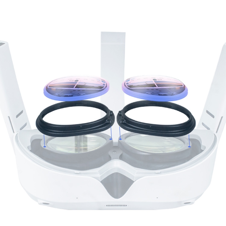 For Pico 4 Myopia Lens Magnetic Eyeglass Frame.Spec: Frame + Anti Blue Light Lens_voghion.com