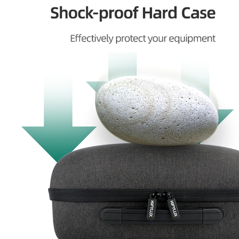 Bolsa protectora para gafas de realidad virtual PICO 4 Hifylux PC-BF16, todo en uno (negra)_voghion.com