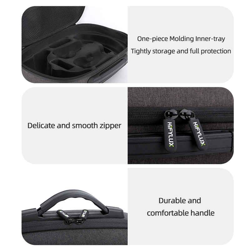 Bolsa protectora para gafas de realidad virtual PICO 4 Hifylux PC-BF16, todo en uno (negra)_voghion.com