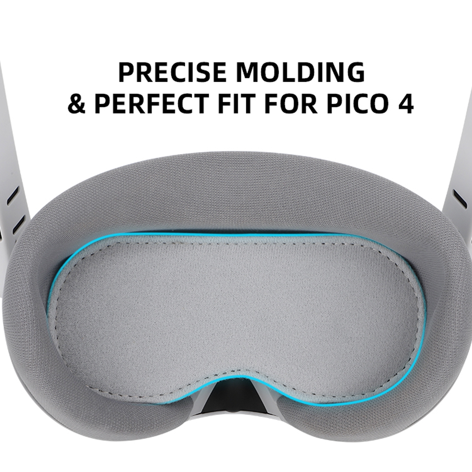 Voor PICO 4 Hifylux PC-ZF17 Lens Protector VR-bril Stofdichte sponspad (lichtgrijs)_voghion.com