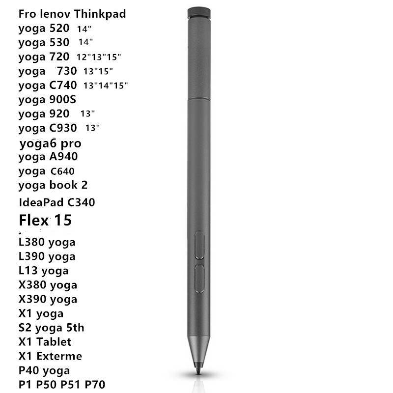 For Lenovo MIIX 520 YOGA 530 720 930 Bluetooth Stylus 4096 Pressure Sensitivity_voghion.com