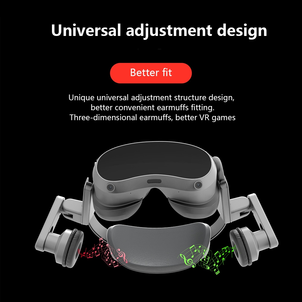 For PICO 4 / PICO 4 PRO Headset Audio Earmuffs Anti-interference VR Accessories P2_voghion.com