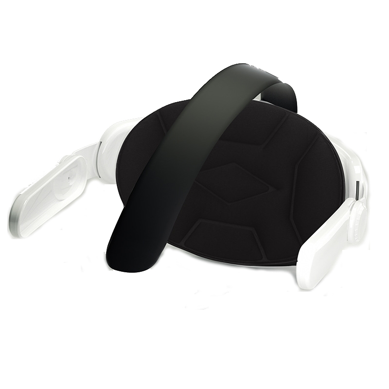 For Meta Quest 3 VR  iplay Head Strap Reduce Pressure Adjustable Headband(White)_voghion.com