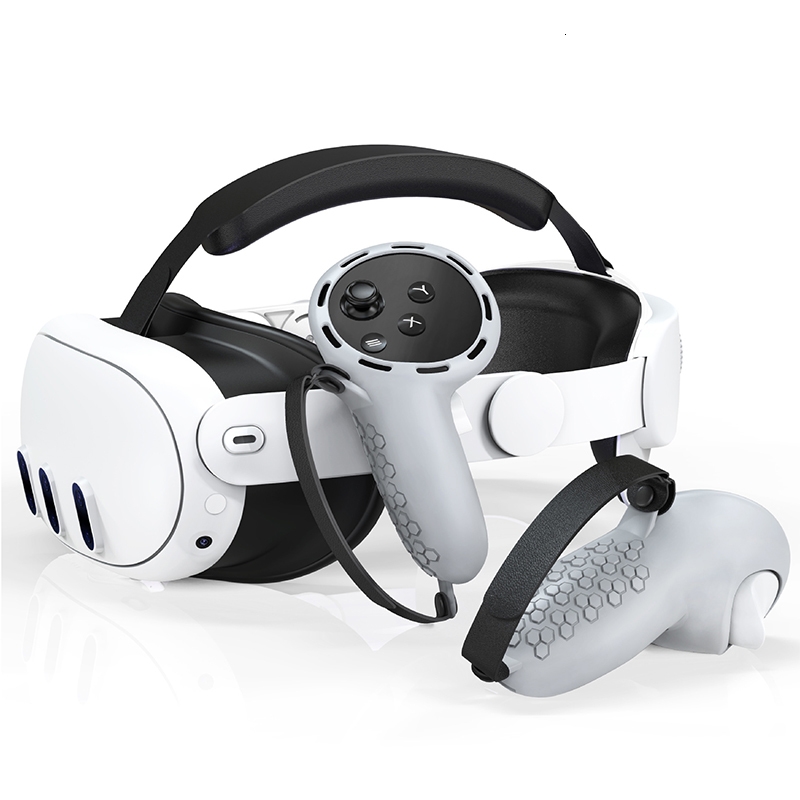 Meta Quest 3 -ohjaimen silikoninen liukumaton suojakansi VR-lisävarusteille (musta)_voghion.com