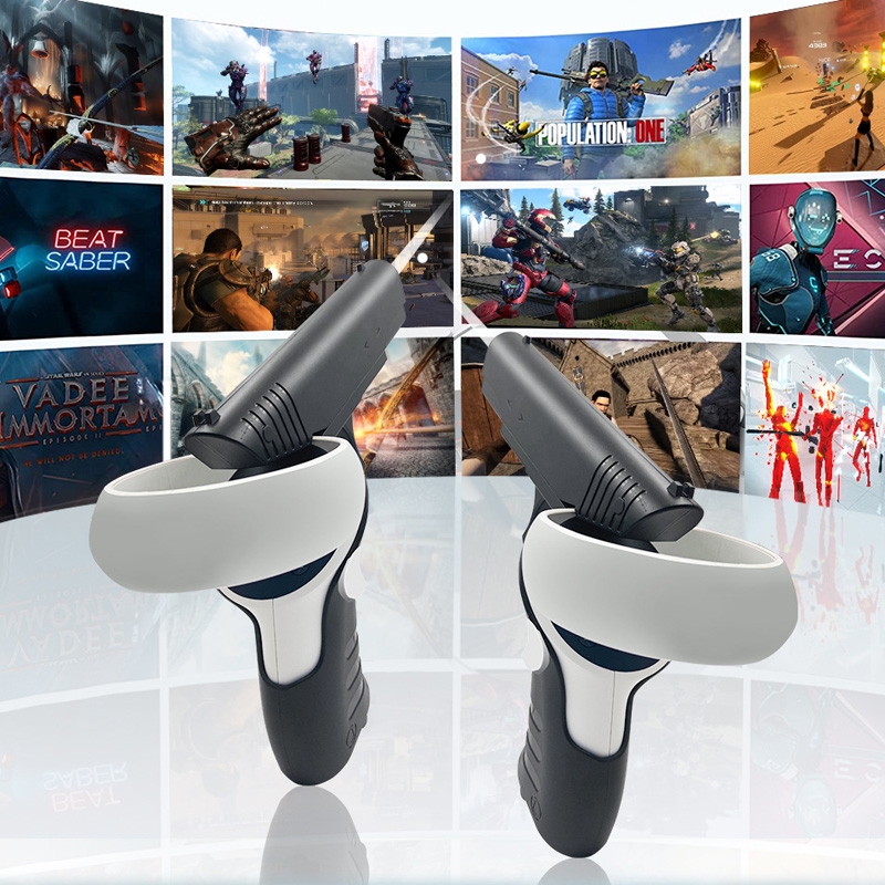 Meta Quest 2 VR iplay kontrolleri tulistamismängu käepide (must)_voghion.com