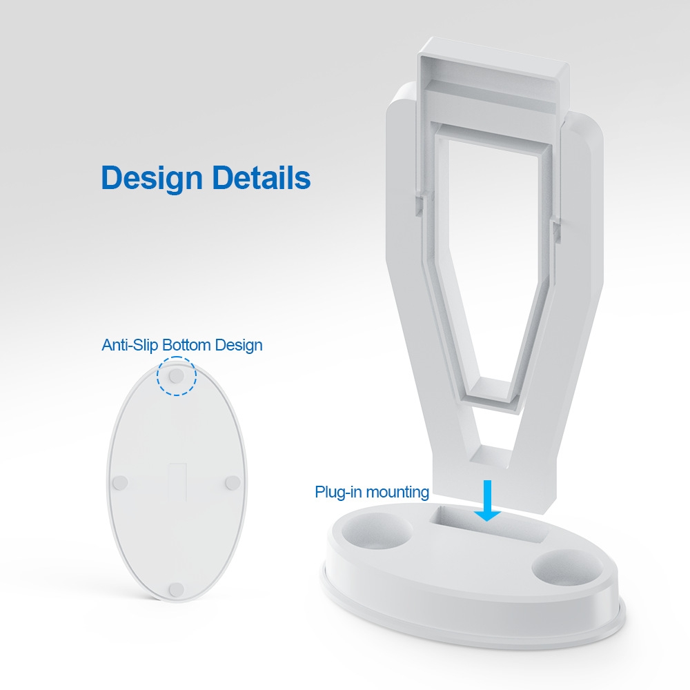 JYS-MQ003 - Soporte para gafas de realidad virtual Meta Quest 3/2, accesorio organizador de escritorio (blanco)_voghion.com