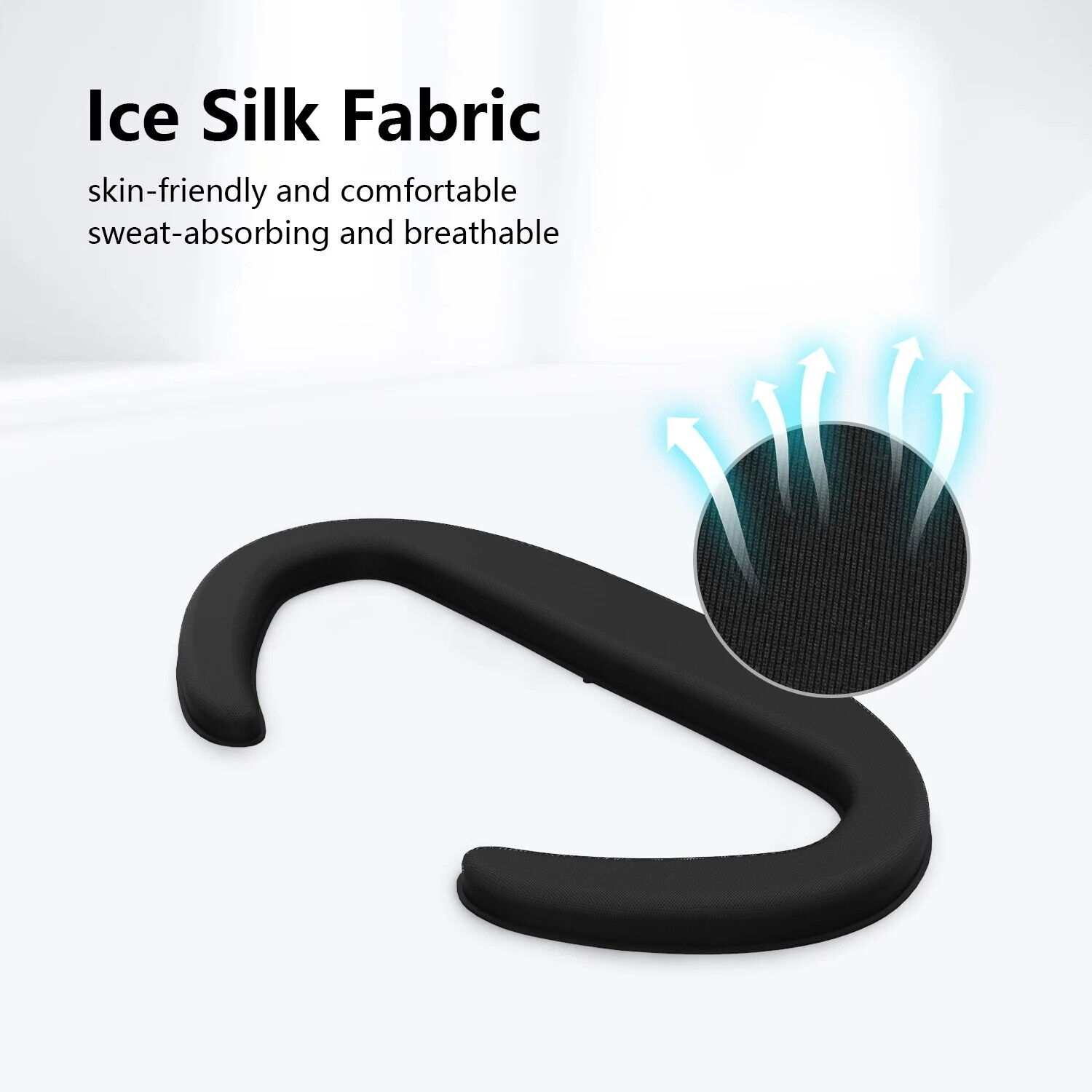 AMVR Q3FC1 For Meta Quest3 Mask Ice Silk Breathable Leather Material(Mask+1 Ice Silk)_voghion.com