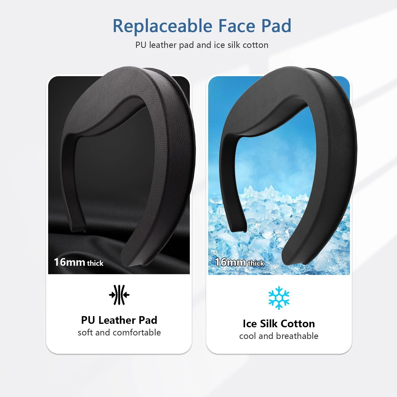 AMVR Q3FC1 For Meta Quest3 Mask Ice Silk Breathable Leather Material(Mask+1 Ice Silk)_voghion.com