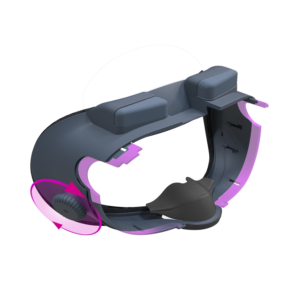 For Meta Quest 3 justerbar erstatningsøyemaske VR Blackout myk erstatnings ansiktsmaskesett_voghion.com