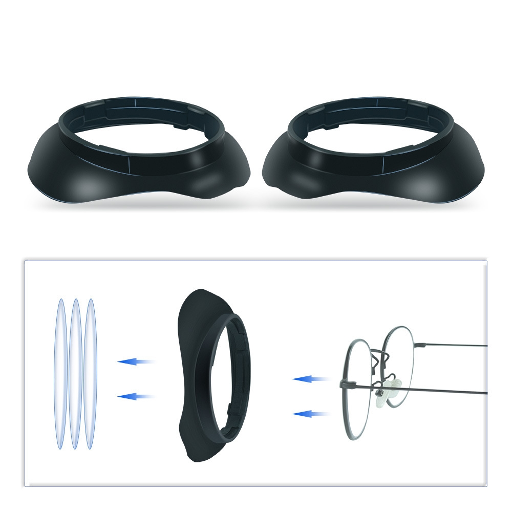 Pentru cadru de protecție pentru ochelari VR Meta Quest 3 pentru a preveni zgârierea ochelarilor lentilelor VR_voghion.com
