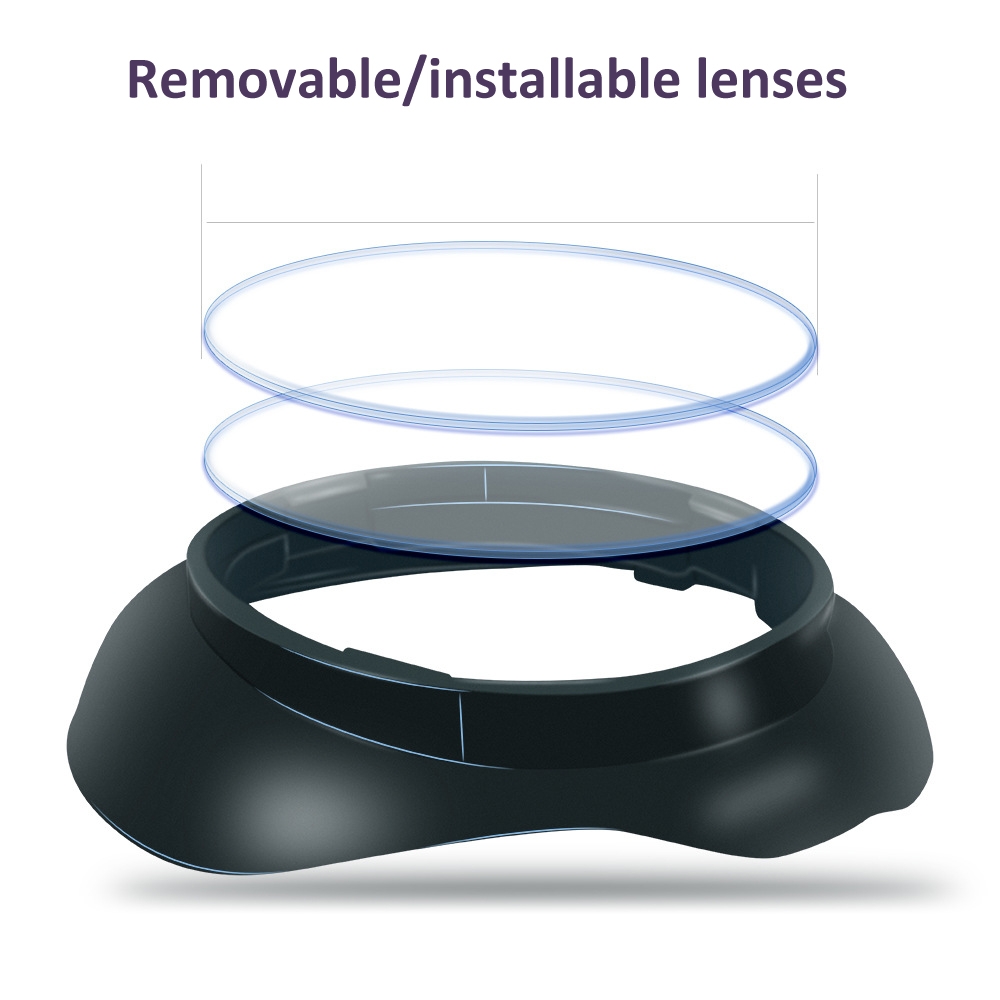 Pentru cadru de protecție pentru ochelari VR Meta Quest 3 pentru a preveni zgârierea ochelarilor lentilelor VR_voghion.com
