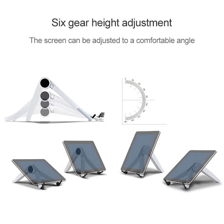 Tablet PC Laptop Desktop Bracket Cooling Triangle Bracket(White)_voghion.com