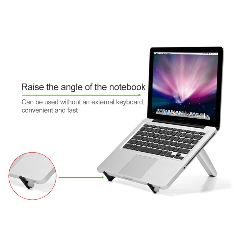 Tablet PC Laptop Desktop Bracket Cooling Triangle Bracket(White)_voghion.com