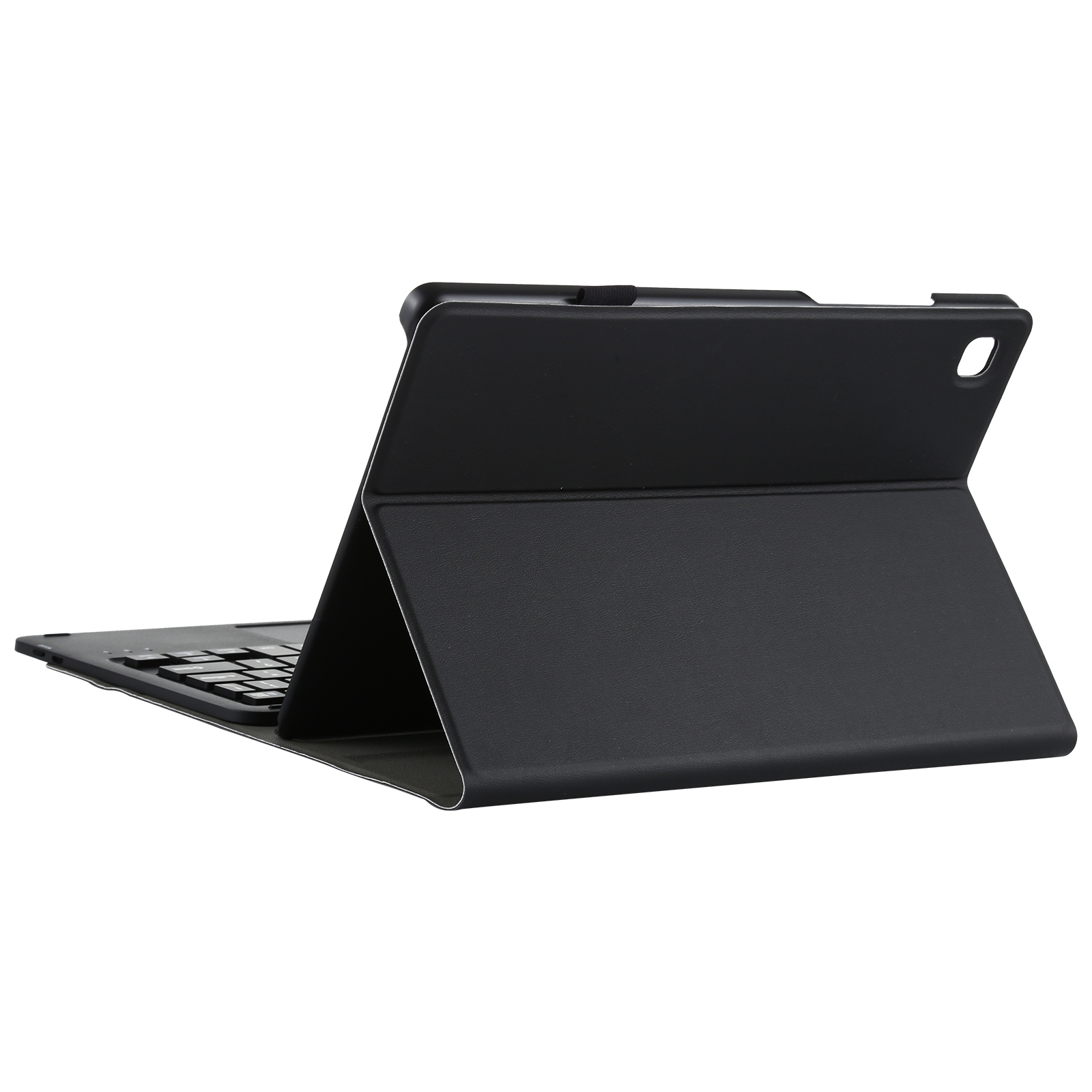 A500-A Detachable Bluetooth Keyboard Ultrathin Horizontal Flip Leather Tablet Case with Touchpad & Holder for Samsung Galaxy Tab A7 10.4 (2020) T500 / T505(Black)_voghion.com