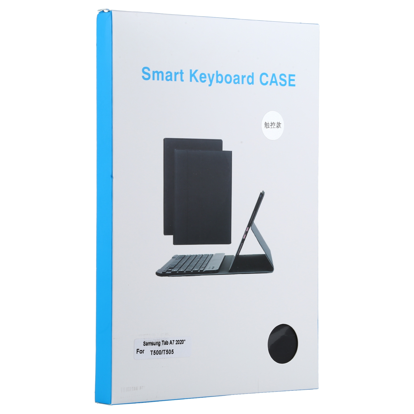 A500-A Detachable Bluetooth Keyboard Ultrathin Horizontal Flip Leather Tablet Case with Touchpad & Holder for Samsung Galaxy Tab A7 10.4 (2020) T500 / T505(Black)_voghion.com