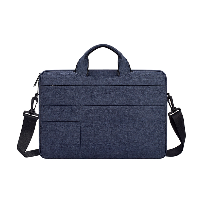 ND05SDJ Oxford Cloth + Nylon Laptop Portable Shoulder Bag, Size:14.1-15.4 inch(Navy Blue)_voghion.com