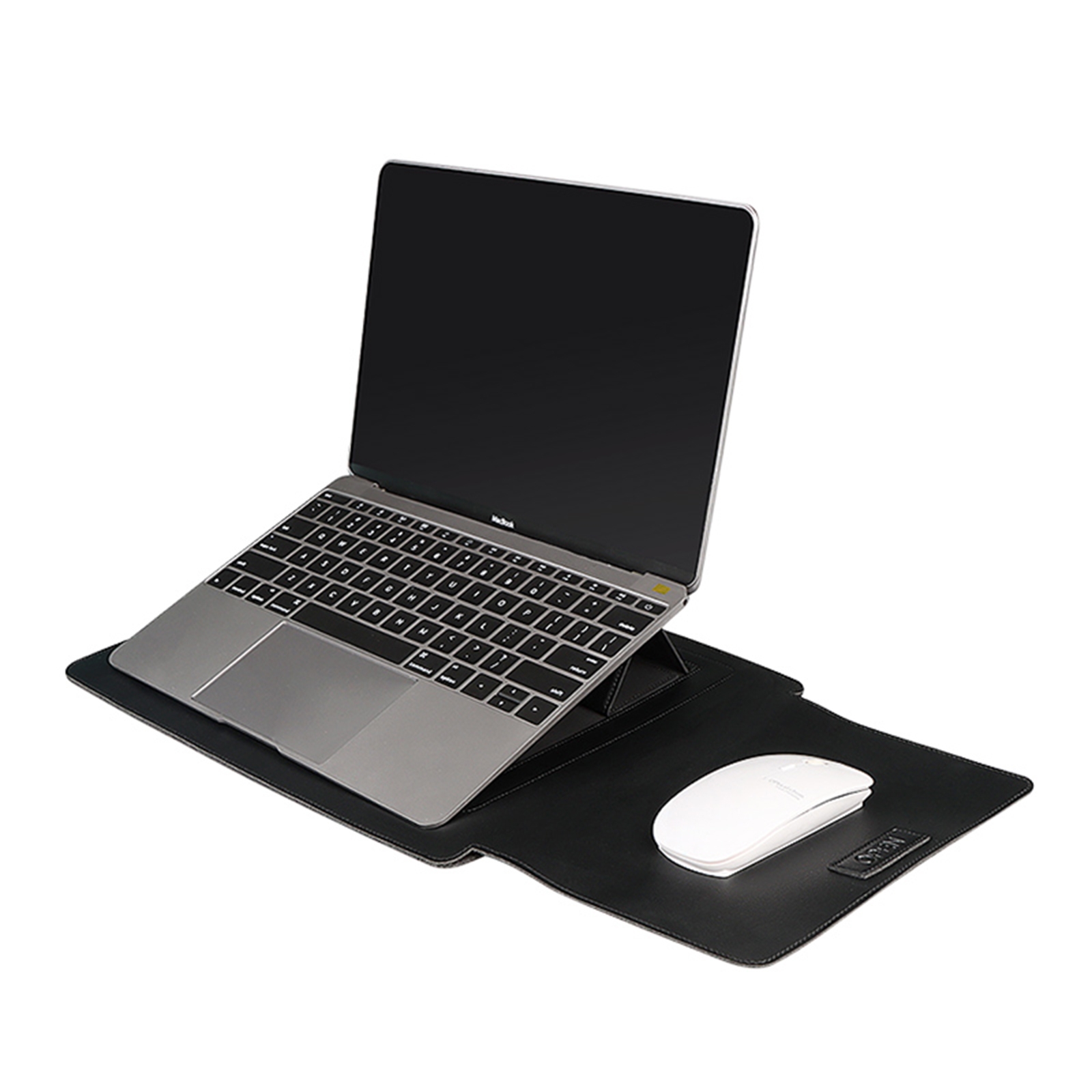 Geantă multifuncțională pentru laptop PU06 3 în 1 din PU, dimensiune: 13,3 inch (negru)_voghion.com