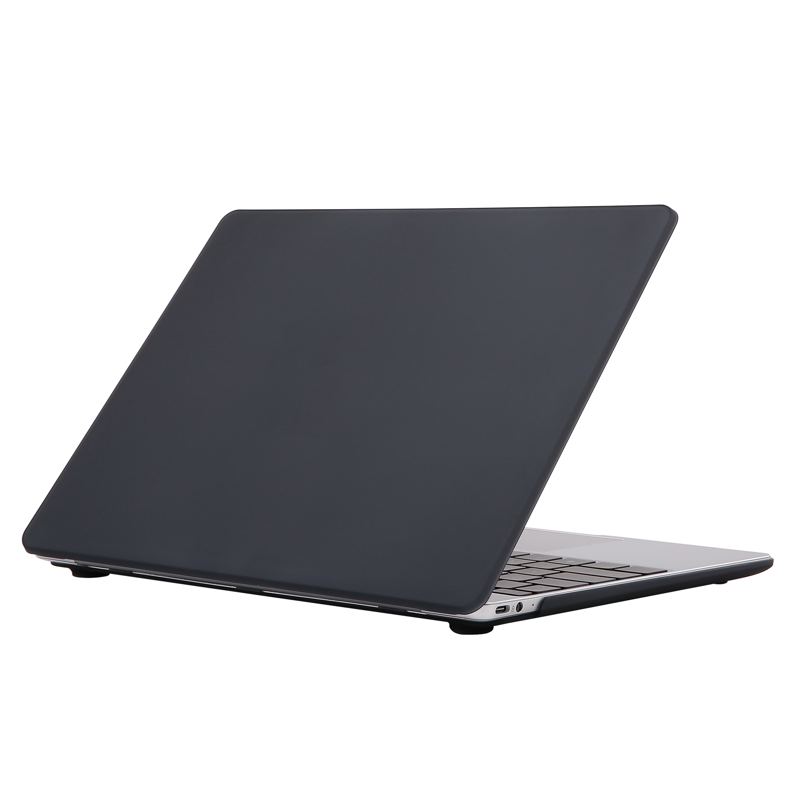 Skirtas „Huawei MateBook D 14“ / „MagicBook 14“ / „X14“ smūgiams atsparus matinis nešiojamojo kompiuterio apsauginis dėklas (juodas)_voghion.com