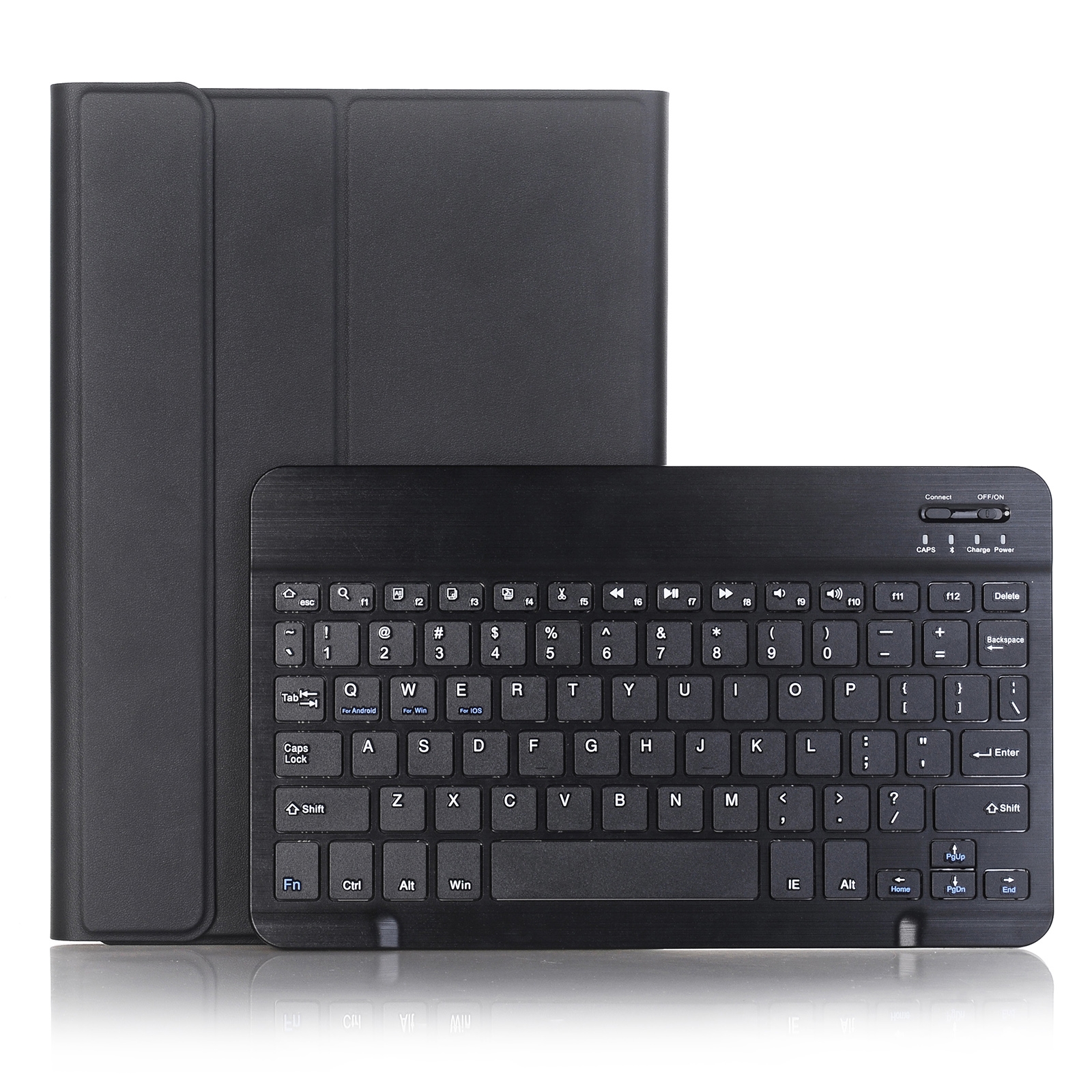 Custodia in pelle con tastiera Bluetooth A870B con supporto e slot per penna in TPU per Samsung Galaxy Tab S8 11 pollici SM-X700 / SM-X706(Blu)_voghion.com