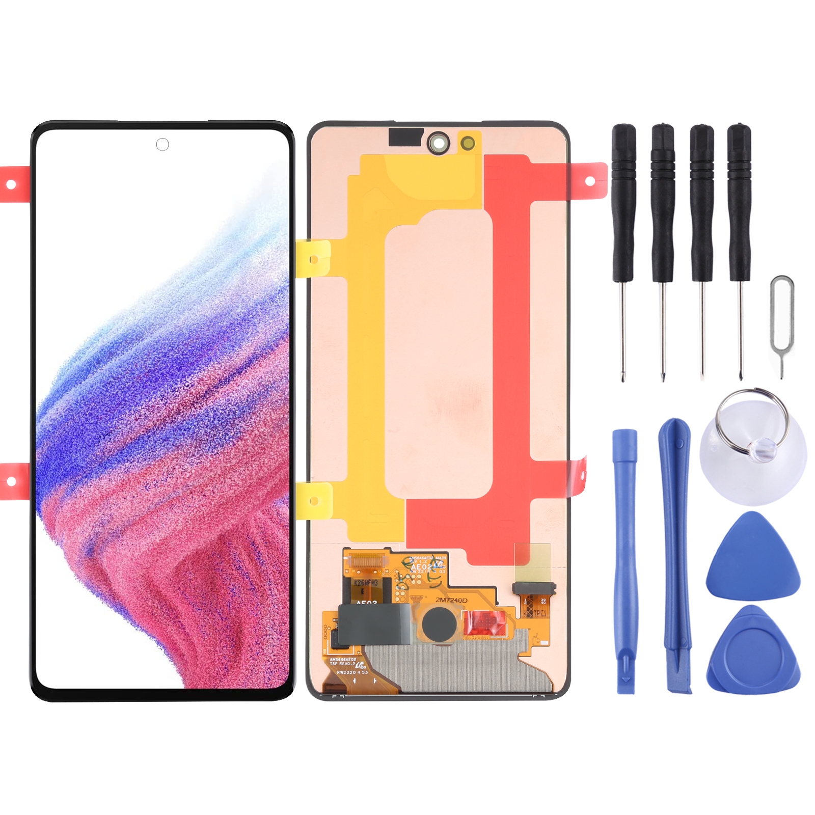 Original Super AMOLED LCD-Bildschirm für Samsung Galaxy A53 5G SM-A536B mit Digitizer-Vollmontage_voghion.com