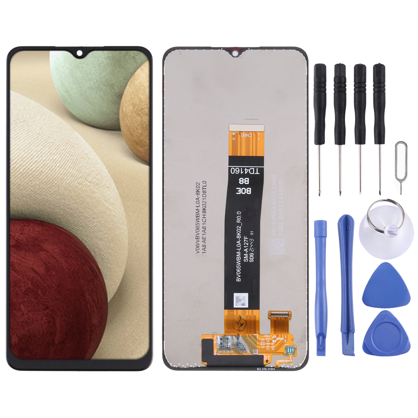 Original-LCD-Bildschirm für Samsung Galaxy A12 Nacho SM-A127F mit Digitizer-Vollmontage_voghion.com