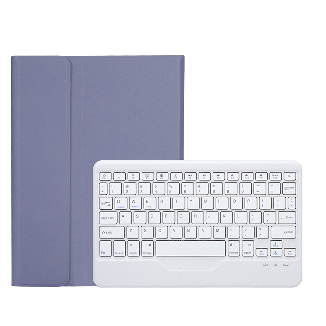AM18-B Bluetooth Keyboard Leather Case For Lenovo XiaoXin Pad Pro 2022 11.2 inch(Blue)_voghion.com