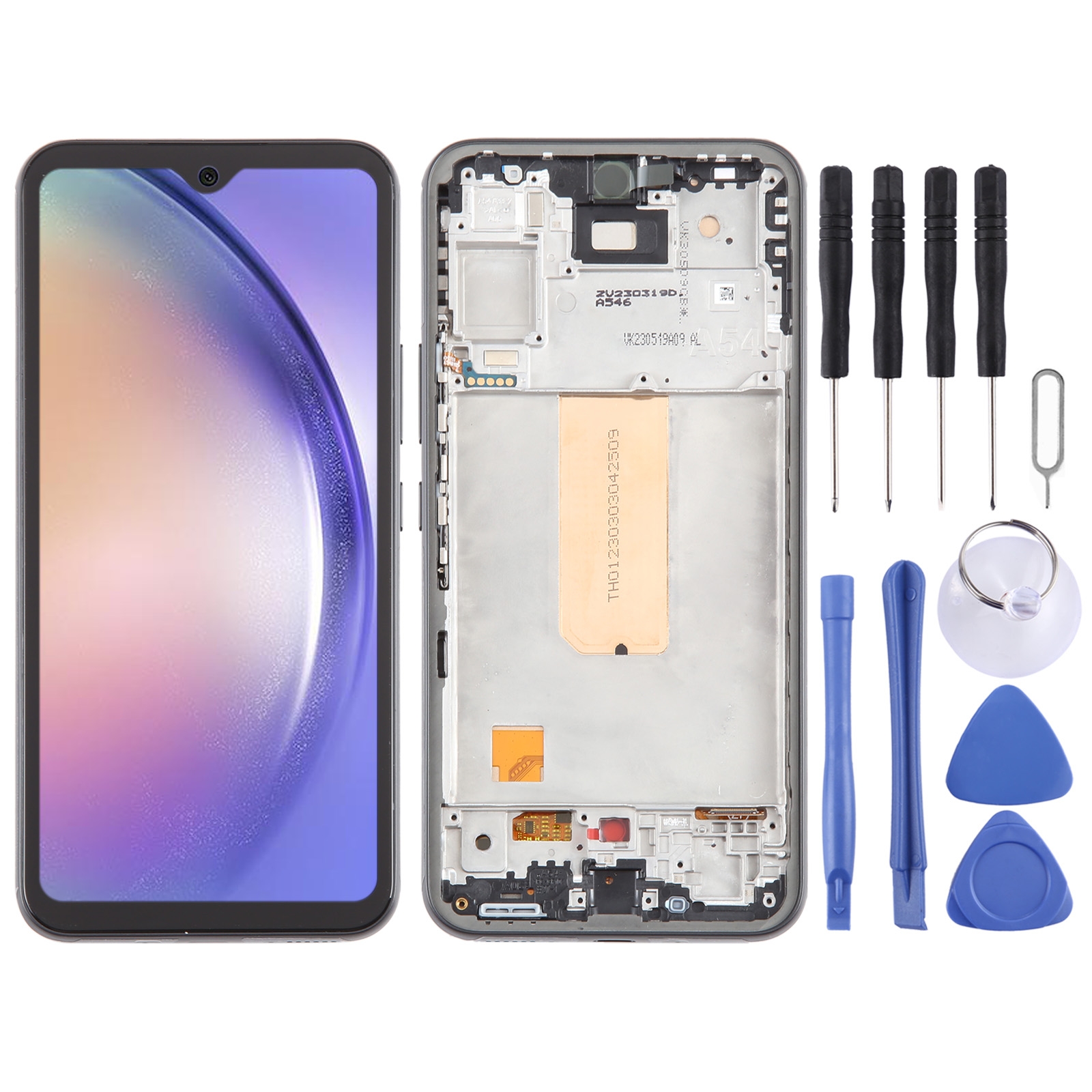Samsung Galaxy A54 SM-A546B Incell LCD-ekraan koos raamiga (ei toeta sõrmejälje tuvastamist)_voghion.com