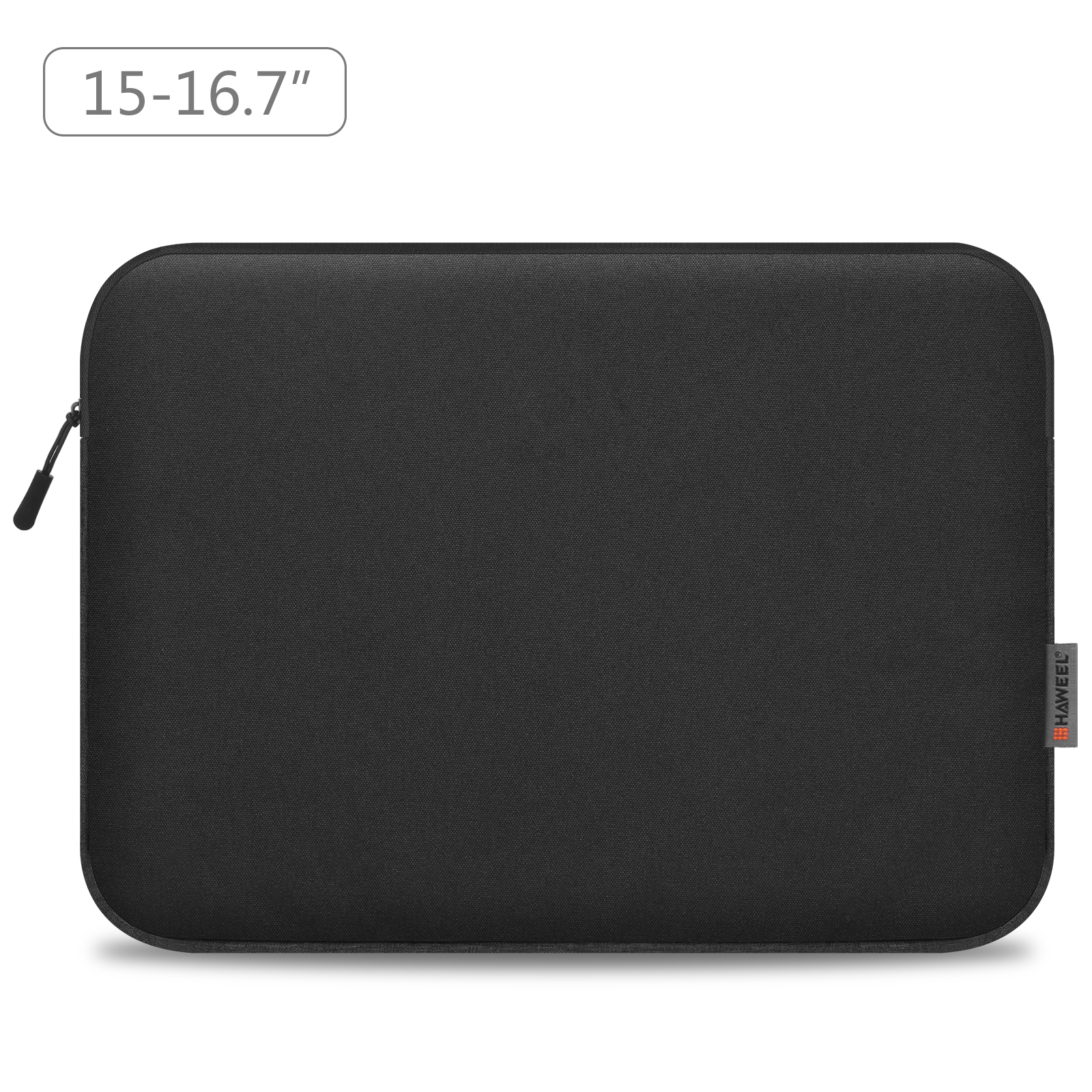 Borsa per laptop da 16 pollici con cerniera Borsa per laptop da 15-16,7 pollici (Nero)_voghion.com