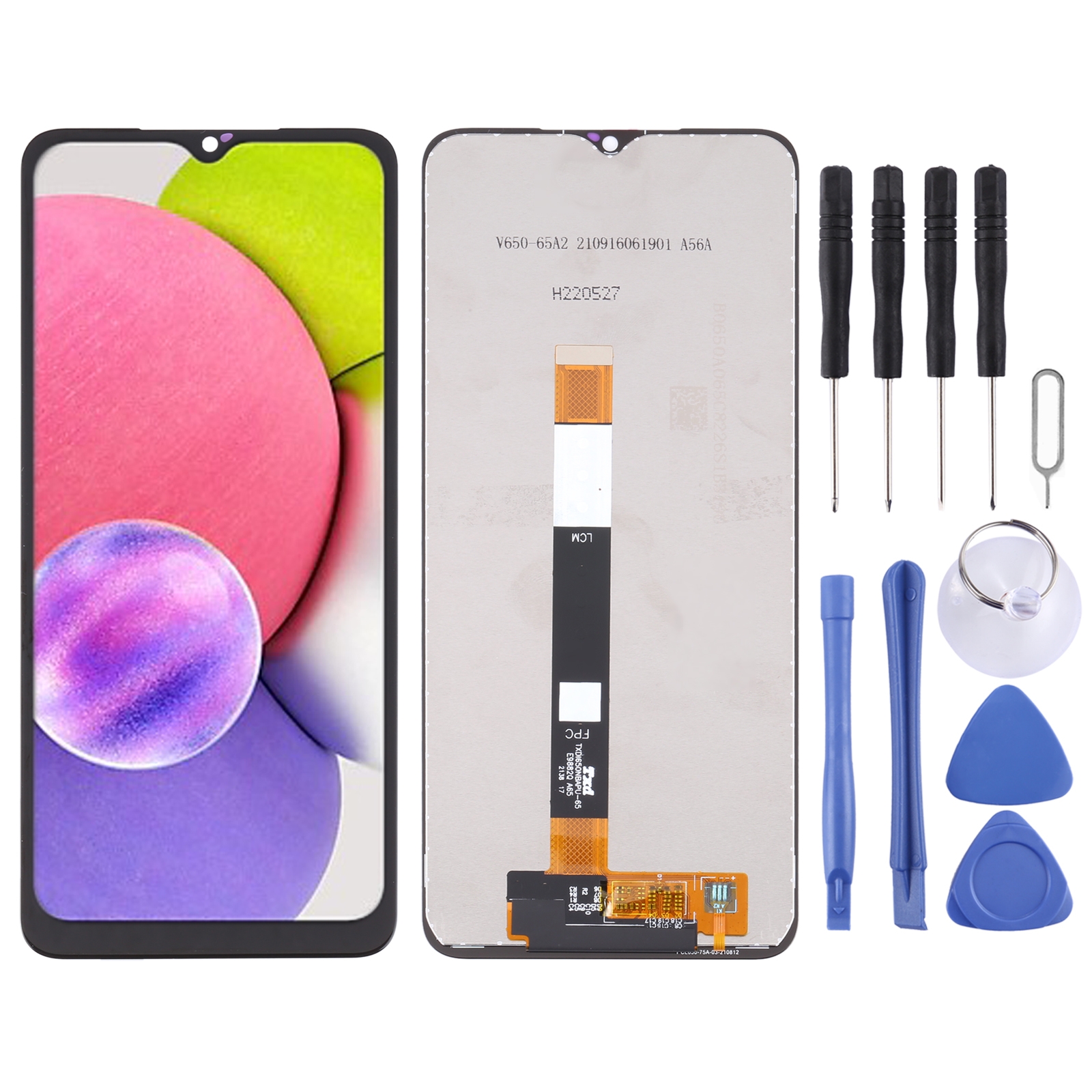 OEM LCD Écran fir Samsung Galaxy A03s SM-A037U US Editioun Digitizer Komplett Montage_voghion.com