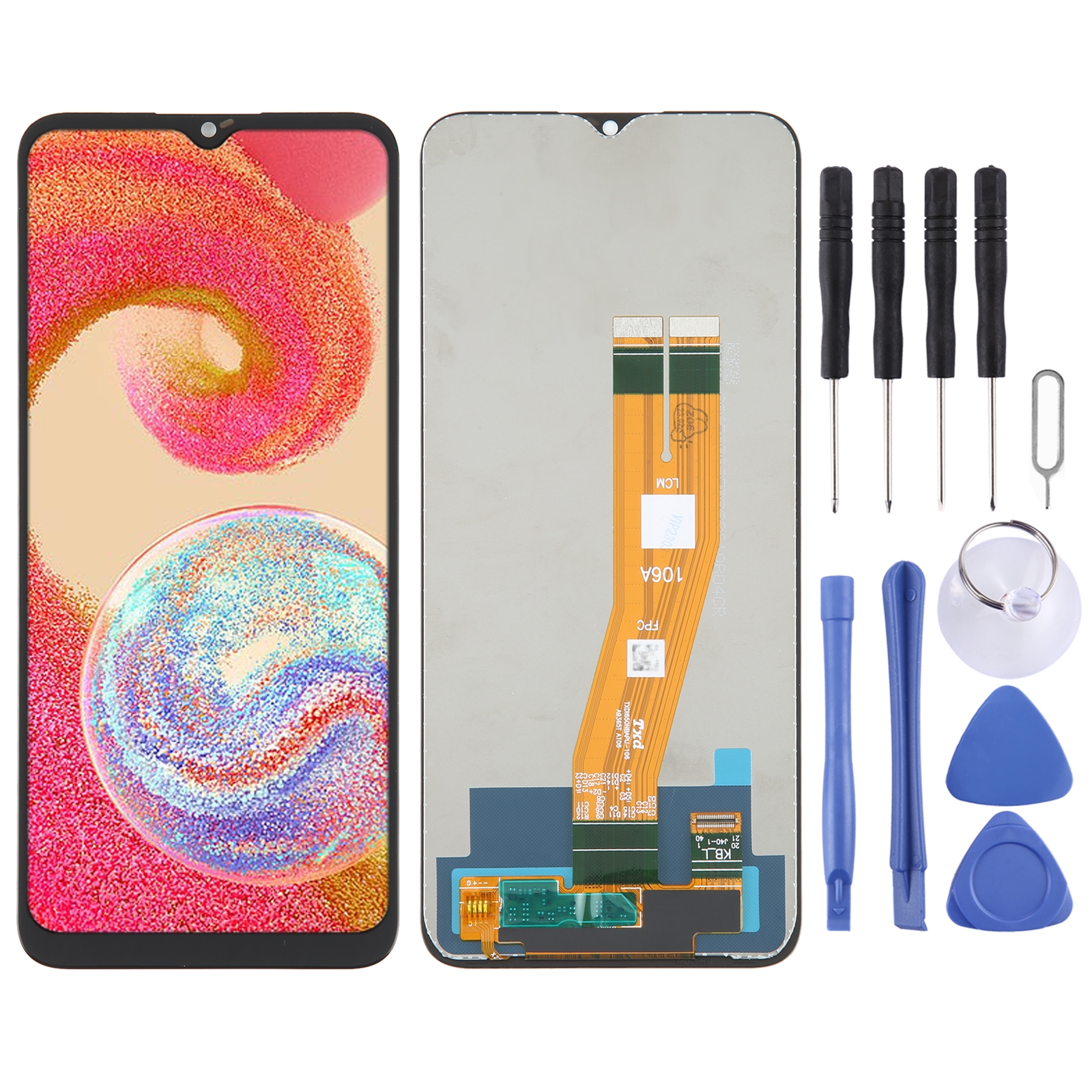 PLS Original LCD Screen for Samsung Galaxy A04E SM-A042 with Digitizer Full Assembly_voghion.com