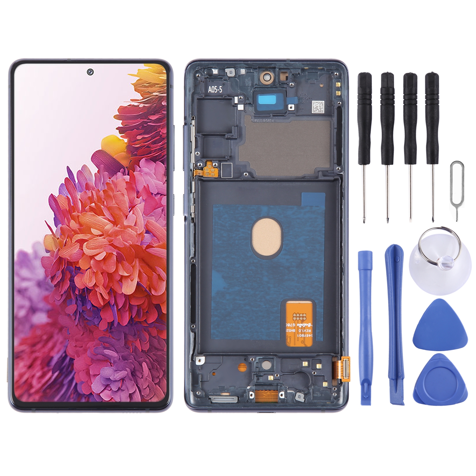 Pantalla LCD incell para Samsung Galaxy S20 FE SM-G780 digitalizador montaje completo con marco, no admite identificación de huellas dactilares_voghion.com
