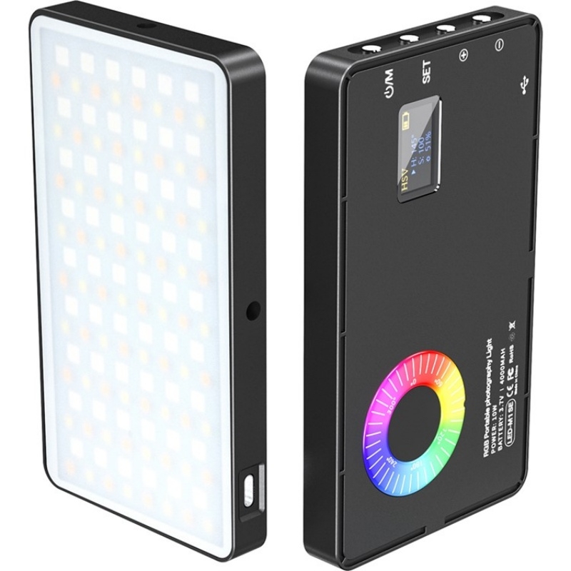 Lampă de fotografie M1SE RGB cu 12 efecte, ecran TFT de 0,96 inci, lumină de umplere de buzunar_voghion.com