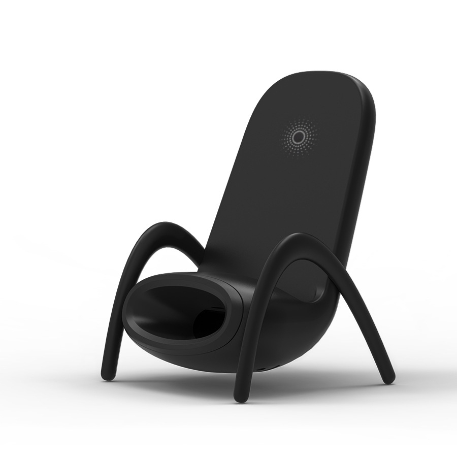 WC001 Magnaphon Wireless Charger For IPhone And Other Android Phones(Black)_voghion.com