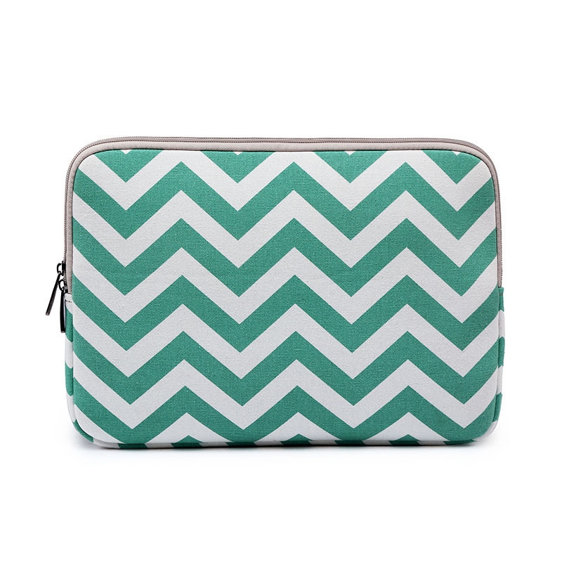 Wavy Pattern Notebook Liner Bag, Size: 10 inches(Light Green)_voghion.com