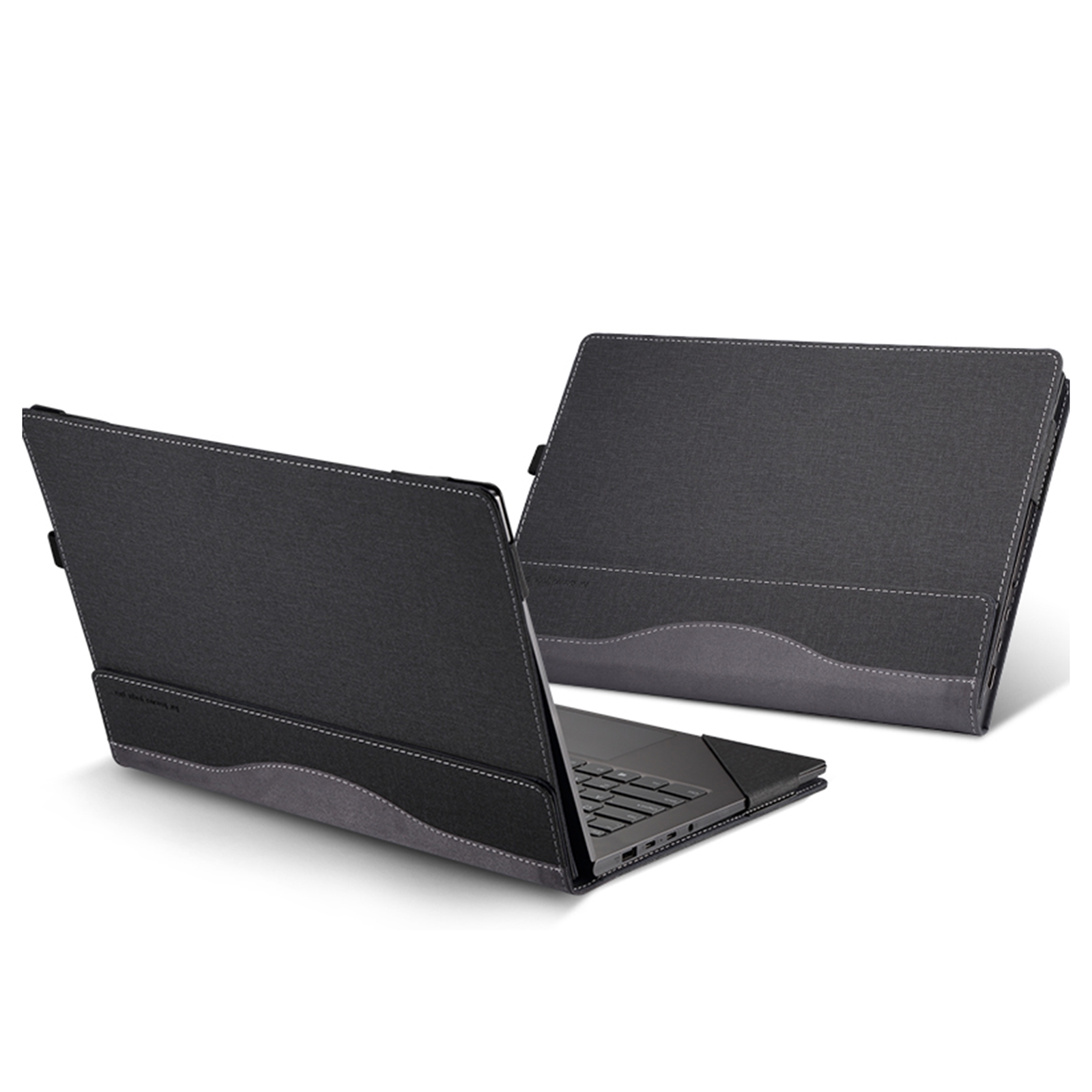 Laptop Anti-Drop Protective Case For Lenovo Thinkbook 15 2021(Black)_voghion.com