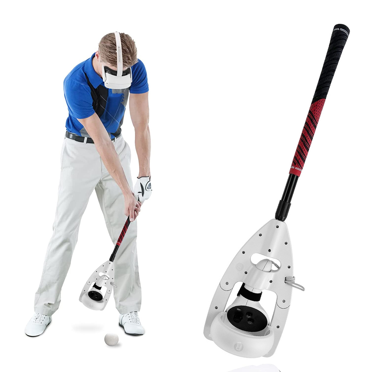 Adaptador de palo de golf para el controlador Meta Quest 2_voghion.com