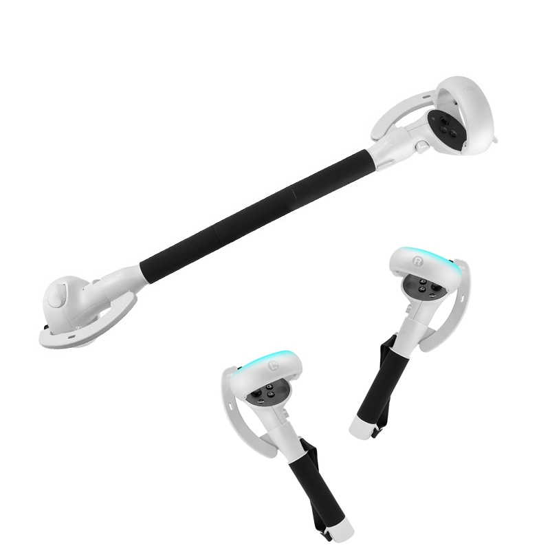 VR krmilniki z dolgim ​​ročajem za Meta Quest 2, igranje iger Beat Saber_voghion.com