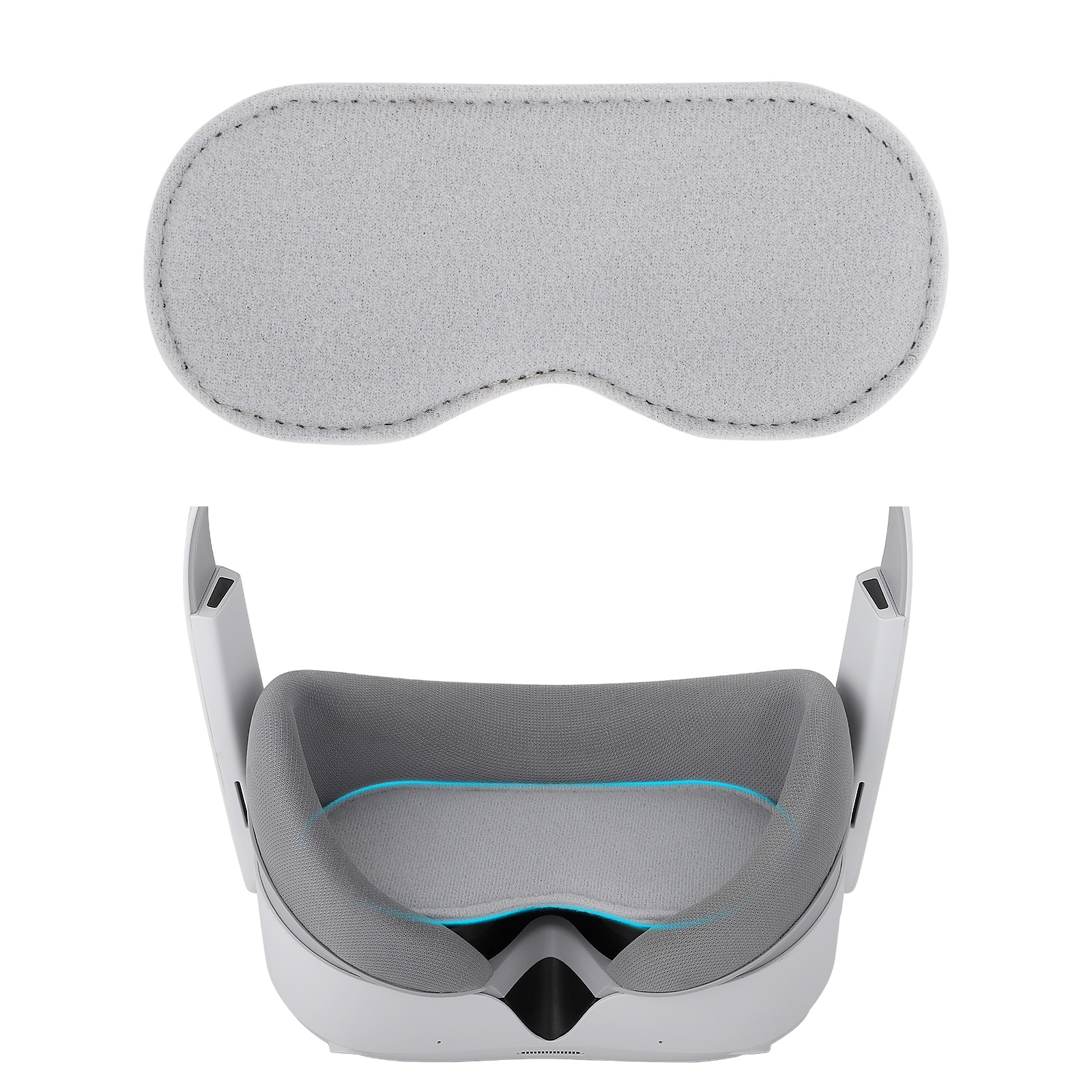 Voor PICO 4 Hifylux PC-ZF17 Lens Protector VR-bril Stofdichte sponspad (lichtgrijs)_voghion.com