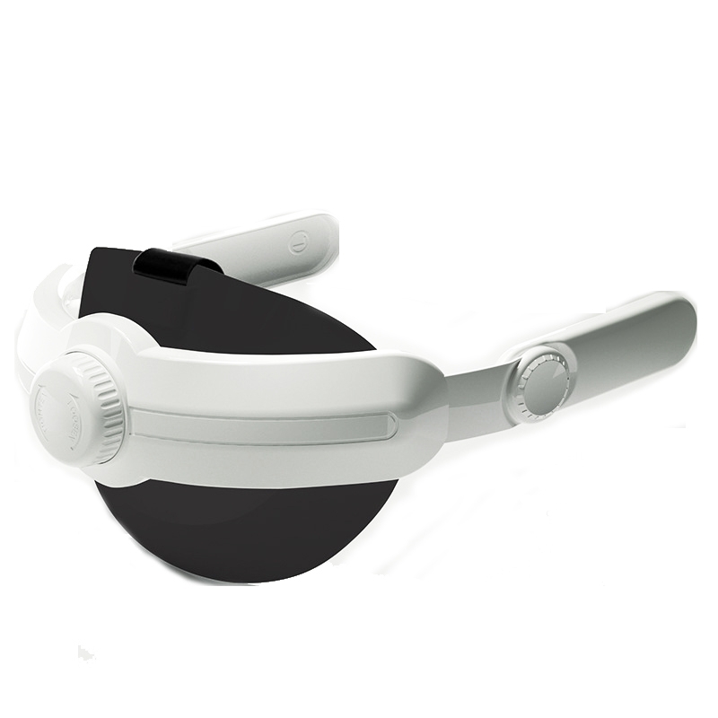 For Meta Quest 3 VR  iplay Head Strap Reduce Pressure Adjustable Headband(White)_voghion.com