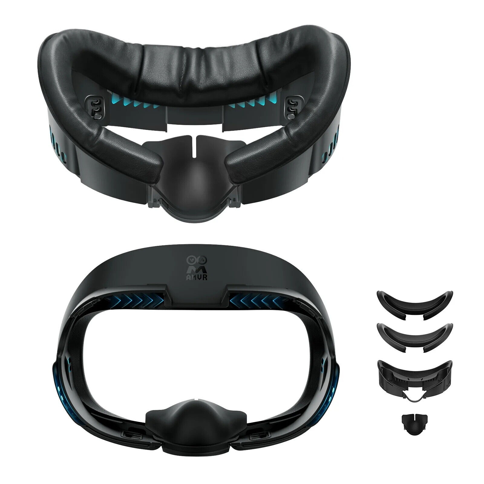 AMVR Q3FC1 For Meta Quest3 Mask Ice Silk Breathable Leather Material(Mask+1 Ice Silk)_voghion.com