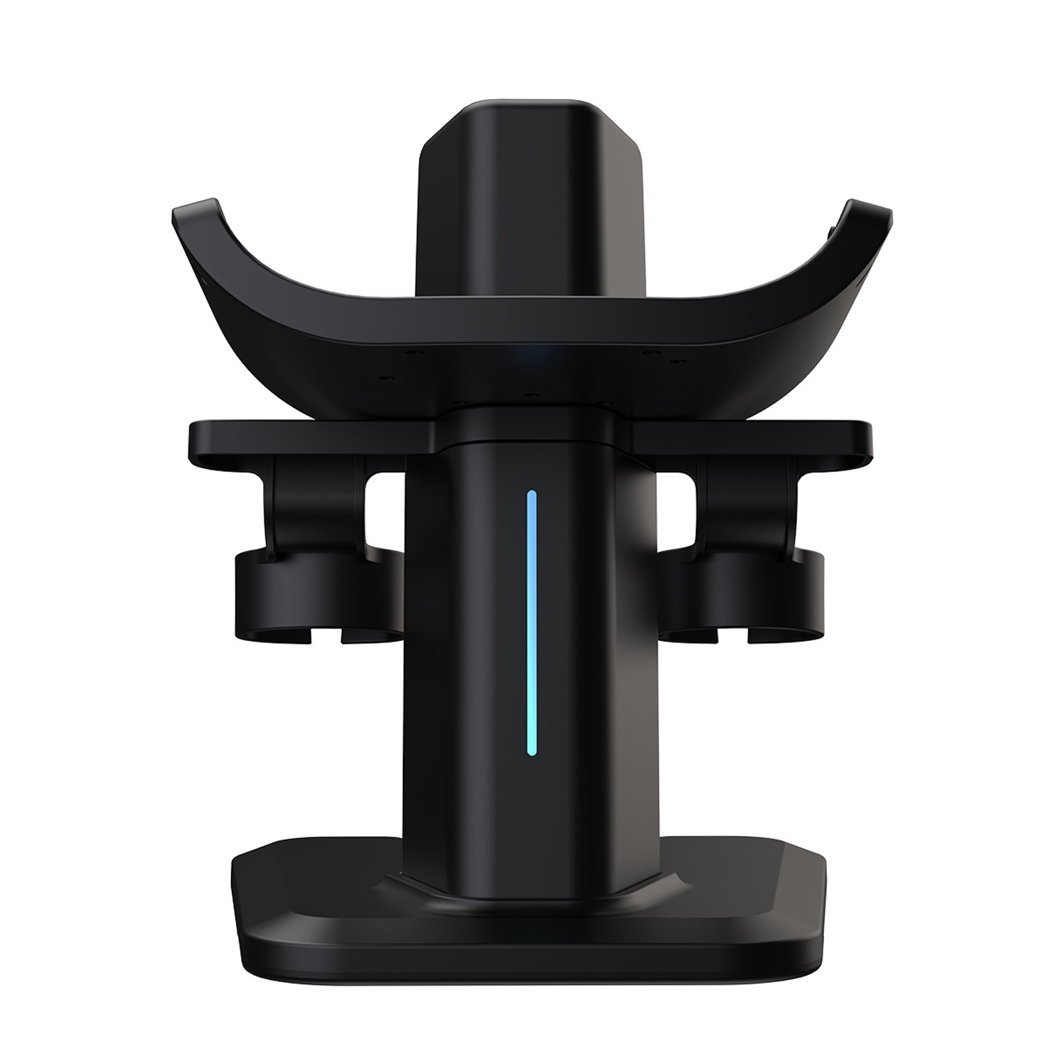 Suport de încărcare și depozitare pentru Meta Quest 3 / 2 / Pro cu lumini RGB (negru)_voghion.com
