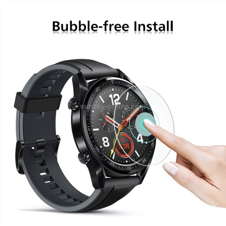 Sony Huawei DONG 50PCS 32mm Diametral Universal Tempered Glass Film for Galaxy Garmin Waterproof LG
