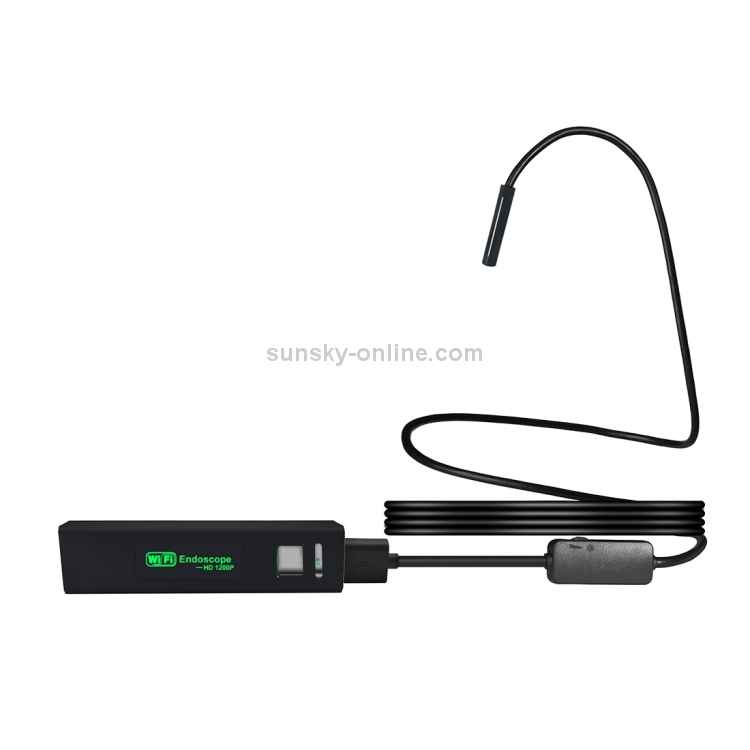 2.0MP HD Camera WiFi Endoscope Snake Tube Inspection Camera with 8 LED, Waterproof IP68, Lens Diameter: 8mm, Length: 3.5m, Soft Line - 1
