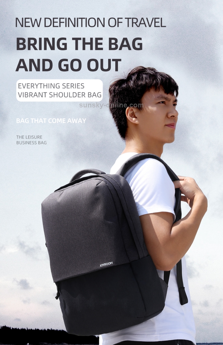JOYROOM JR-BP593 Backpack Double-shoulder Bag 4