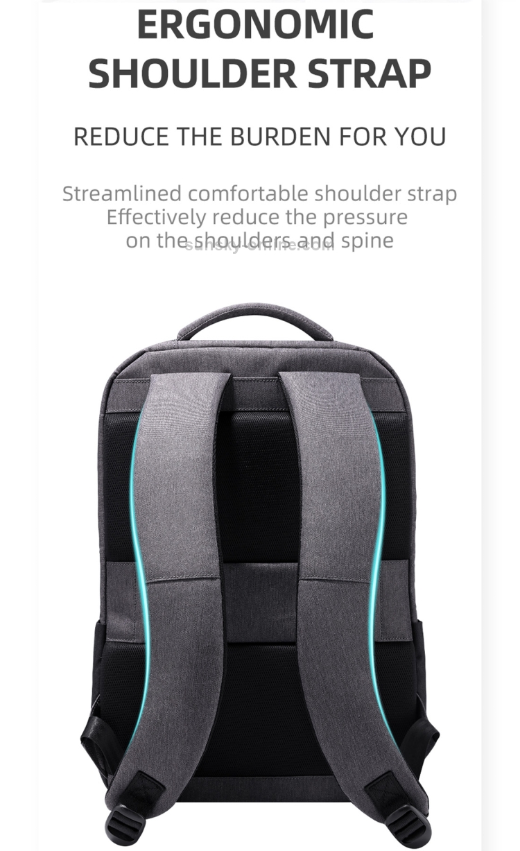 SUNSKY - JOYROOM JR-BP593 2-color Matching Backpack Double-shoulder  Bag(Green)