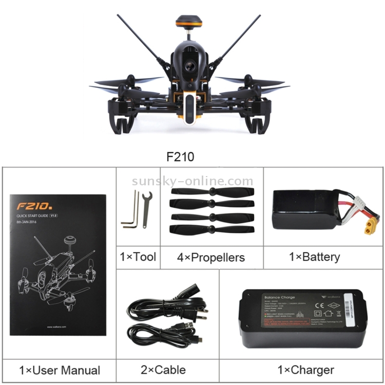 walkera f210 professional deluxe racer quadcopter drone
