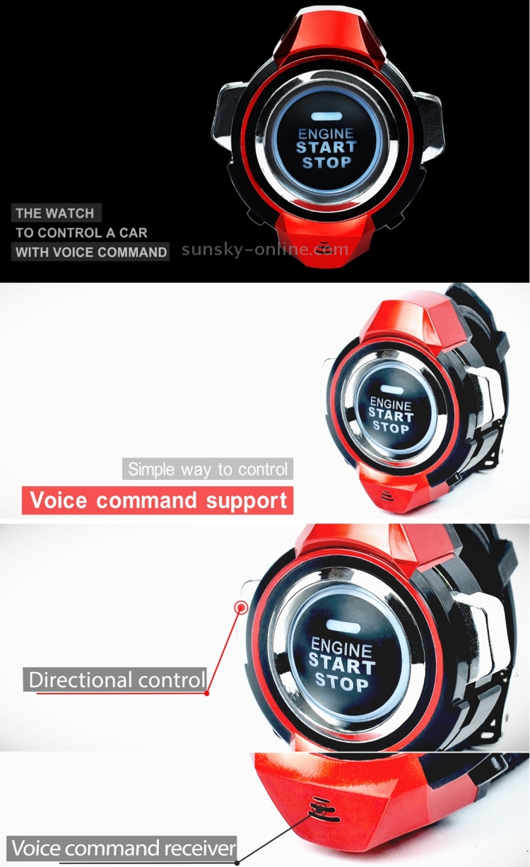 voice control car smart watch