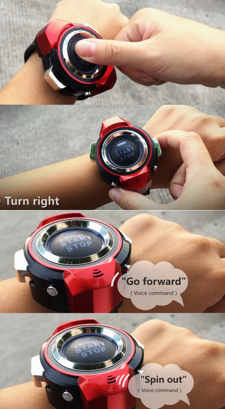 voice control car smart watch