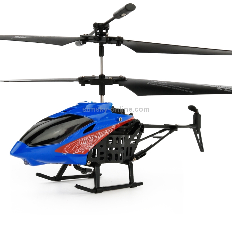 Sunsky Junxing Jx 807 2ch Infrared Mini Rc Helicopter Size 19cm X 10cm X 4cm Blue