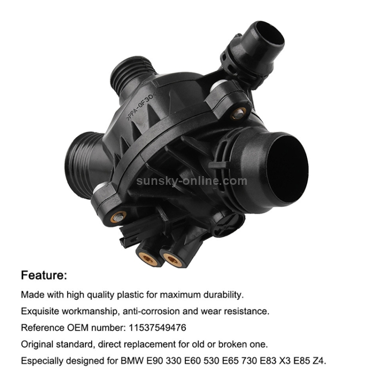 New Thermostat Assembly 11537549476 fit BMW E90 330 E60 E65 730 E83 X3 E85 Z4
